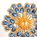 Brož Gold Flower AM345