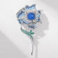 Brož Silver Flower AM622