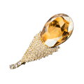 Brož Gold Crystal