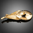 Brož Gold Crystal