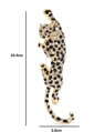 Brož Leopard s krystaly L710