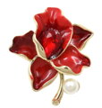 Brož Red Flower BP0029