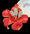 Brož Red Flower BP0006R