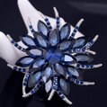 Brož Miranda Blue Flower K4438