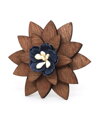 Brož Miranda Wooden Flower 11-12