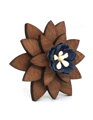 Brož Miranda Wooden Flower 11-12