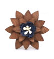 Brož Miranda Wooden Flower 11-12
