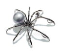 Brož Spider Silver