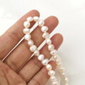 Náhrdelník z říčních perel GD506 White