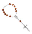 Náramek dřevěný růženec Oliva 8138