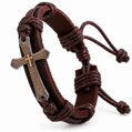 Kožený náramek Cross XL79 hnědý