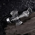 Kožený náramek Viking S618 Silver