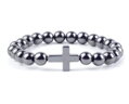 Náramek Cross Hematit NT5118