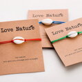 Náramek Love Nature Shell Yellow OA002