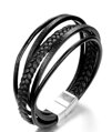 Náramek z kůže Leather Black