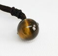 Miranda Přívěsek koule P0032 Tygří oko yellow 18mm
