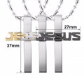Miranda Přívěsek Křížek Jesus FN03D black-silver