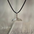 Přívěsek Velrybí ploutev N0106 Silver