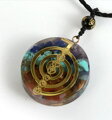 Přívěsek Orgonit Reiki gold