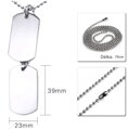 Přívěsek Psí známky PS235 Silver