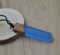 Miranda Přívěsek Resin Wood 80615 modrý