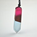 Miranda Přívěsek Resin Wood ES175 Blue-Pink