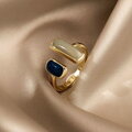 Prsten Two Stones AM3081 Blue-Gray