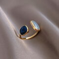 Prsten Two Stones AM3081 Blue-Gray