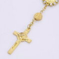 Náramek perlový růženec YL005 Gold