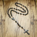 Růženec Black Rosary R532