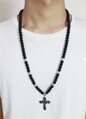 Růženec Black Rosary R539