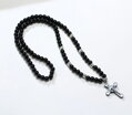 Růženec Black Rosary R539