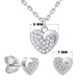 Silvego Stříbrný dárkový set šperků LOVE pro zamilované - MWS11187