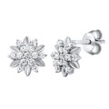SILVEGO stříbrné náušnice ALIVIA se Swarovski® Zirconia - MW13935A