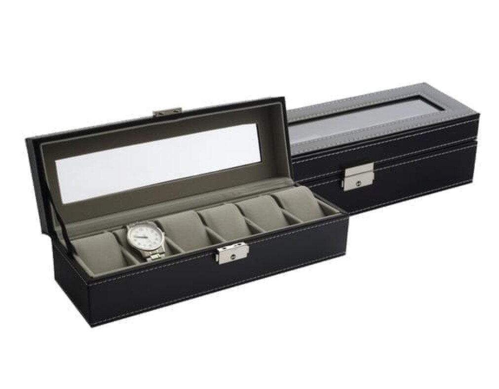 Kazeta Na Hodinky Jk Box Sp 9372 A25 Cerna