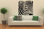Zebra dekorace na zeď