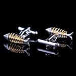 Manžetové knoflíčky Gold Fishbone MK182
