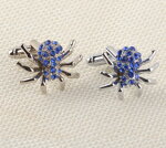 Manžetové knoflíčky Spider C0238 modré