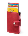 Pouzdro na karty a bankovky Cardslide AM0151 Red