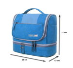 Cestovní kosmetická taška Miranda 602 Light blue