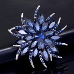 Brož Miranda Blue Flower K4438
