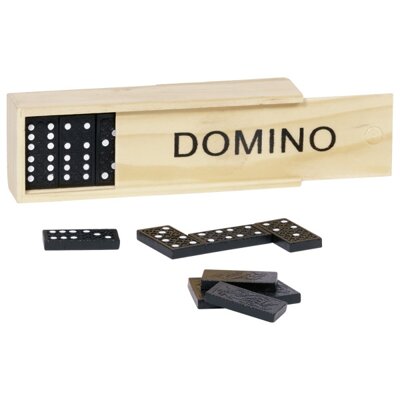 Goki Dřevěné domino malé 15449, 28 dílků