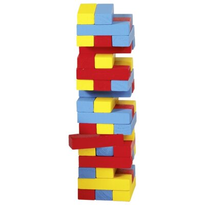 Goki Stolní hra Věž Jenga barevná