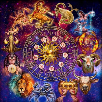 Diamantový obrázek Zodiac