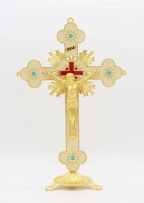 Kříž křesťanský B3819 Gold