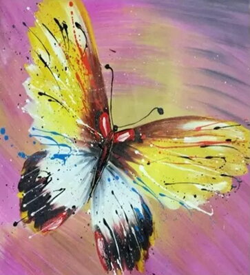 Malování podle čísel Motýl 50QA