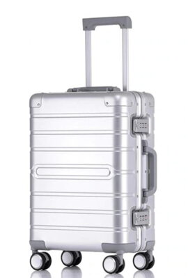 Cestovní kufr Miranda AL54-35-21 stříbrný