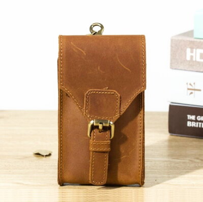 Kapsička na opasek K2095-Brown