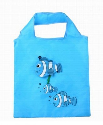 Nákupní taška Tropical fish modrá