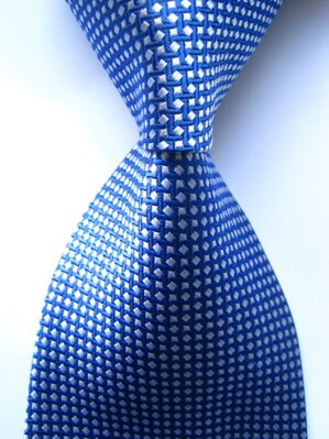 Modrá kravata s puntíky SK6027